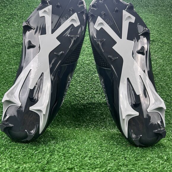 Nike 2024 Alpha Menace 4 Pro Mens 14 Football Cleats Black/Smoke Grey FD7037-001 - Picture 15 of 17